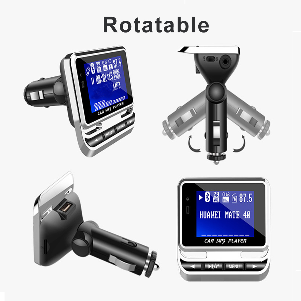 DOXMALL Wireless Bluetooth FM Transmitter For Car Radio Handsfree Car