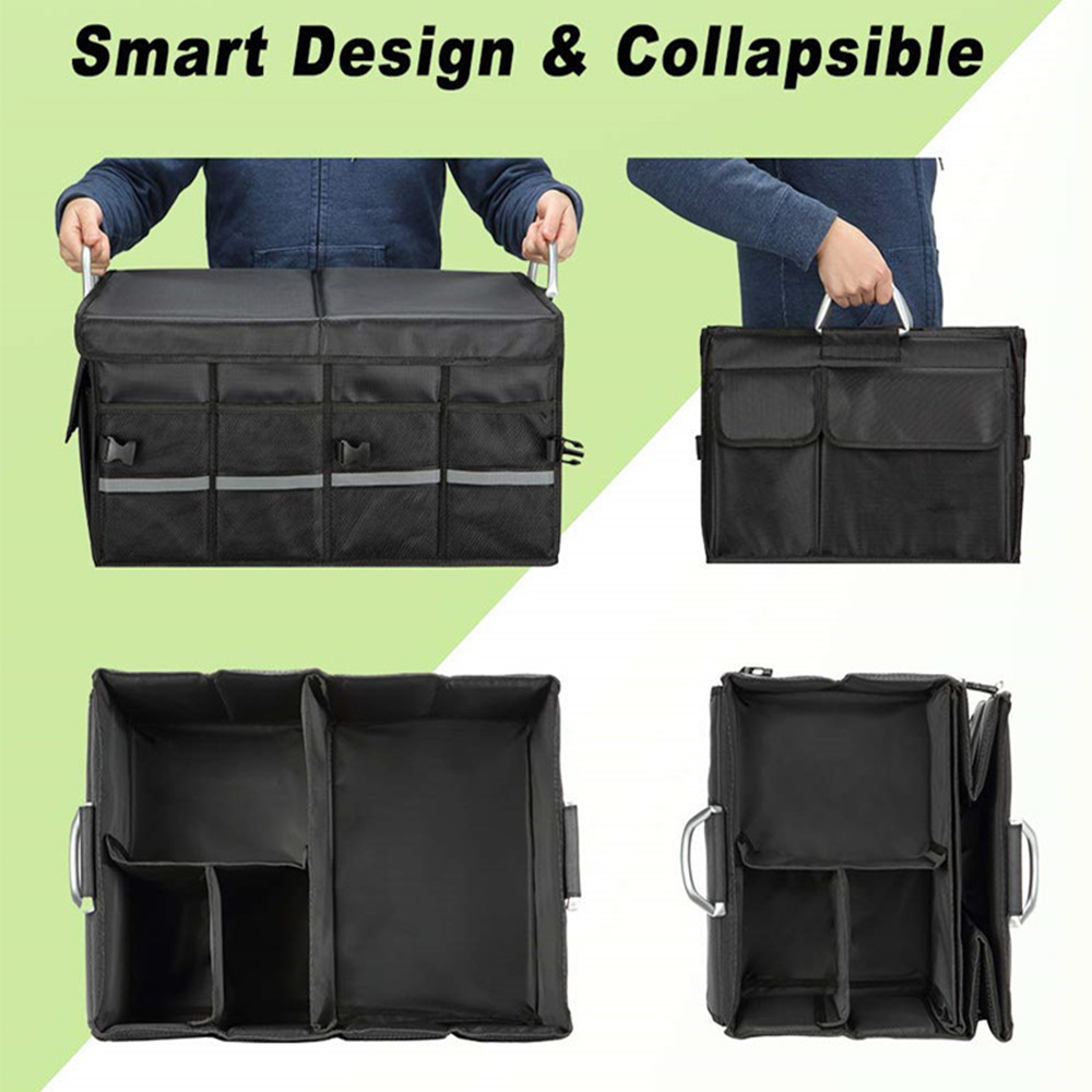 DOXMALL Car Trunk Organizer Collapsible Multi Compartment Car Organizer