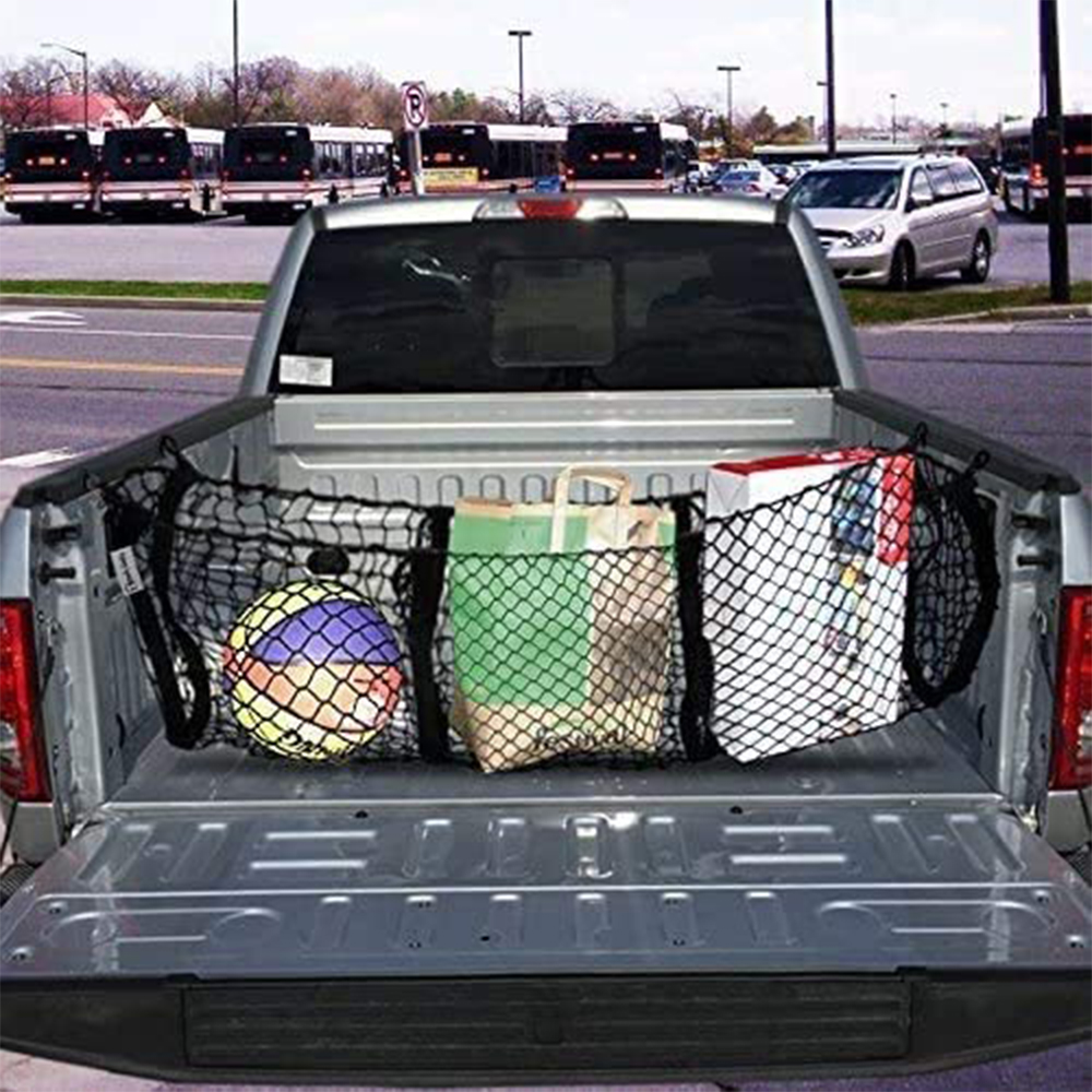 DOXMALL Car Trunk Storage Net Bag Storage Net Mesh Net Cargo Trunk Storage Organizer - Image 2