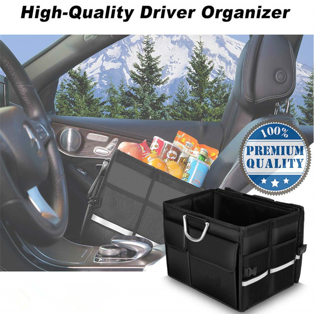 DOXMALL Car Trunk Organizer Collapsible Multi Compartment Car Organizer