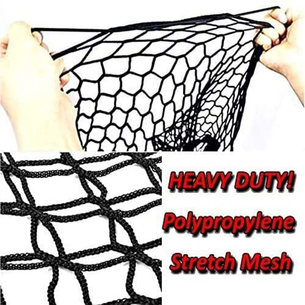 DOXMALL Car Trunk Storage Net Bag Storage Net Mesh Net Cargo Trunk Storage Organizer - Image 3