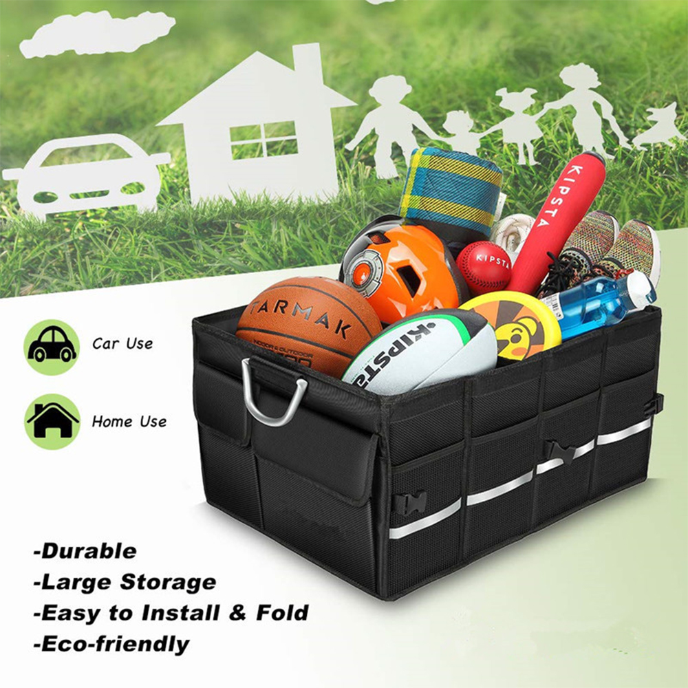 DOXMALL Car Trunk Organizer Collapsible Multi Compartment Car Organizer
