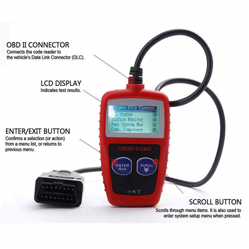 DOXMALL Universal OBD2 Scanner Car Fault Code Reader, Car Diagnostic