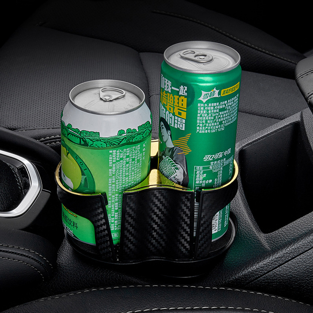 Doxmall Universal Double Water Cup Holder Insert Extender Adapter Organizer For Car With Silver Edge Phnom Penh - Image 9