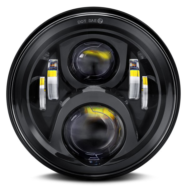 Doxmall 7inch Round Projector Jeep LED Headlights + 4 inch LED Fog Lights for Jeep Wrangler 97-2017 JK LJ - Image 8