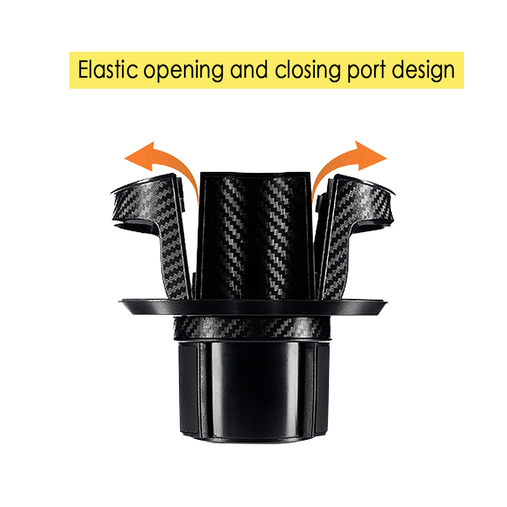 Doxmall Universal Double Water Cup Holder Insert Extender Adapter Organizer For Car With Silver Edge Phnom Penh - Image 5