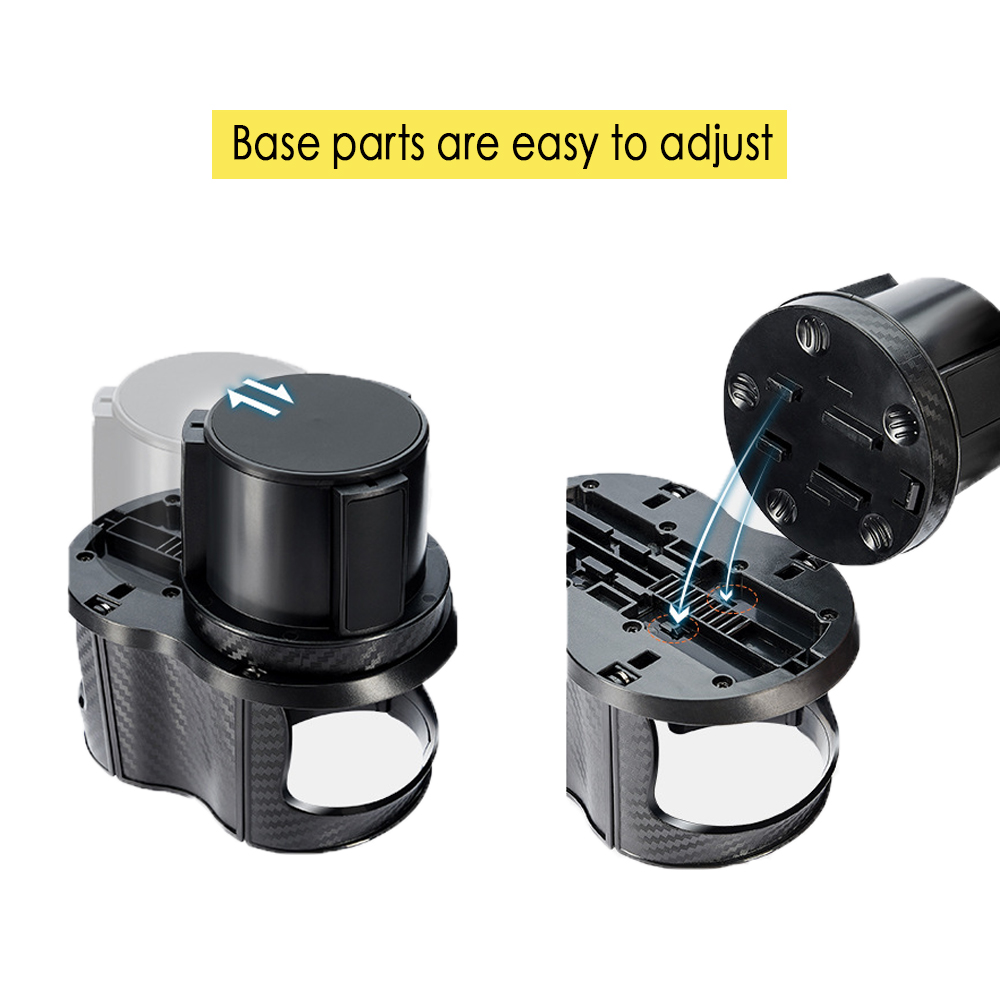 Doxmall Universal Double Water Cup Holder Insert Extender Adapter Organizer For Car With Silver Edge Phnom Penh - Image 6