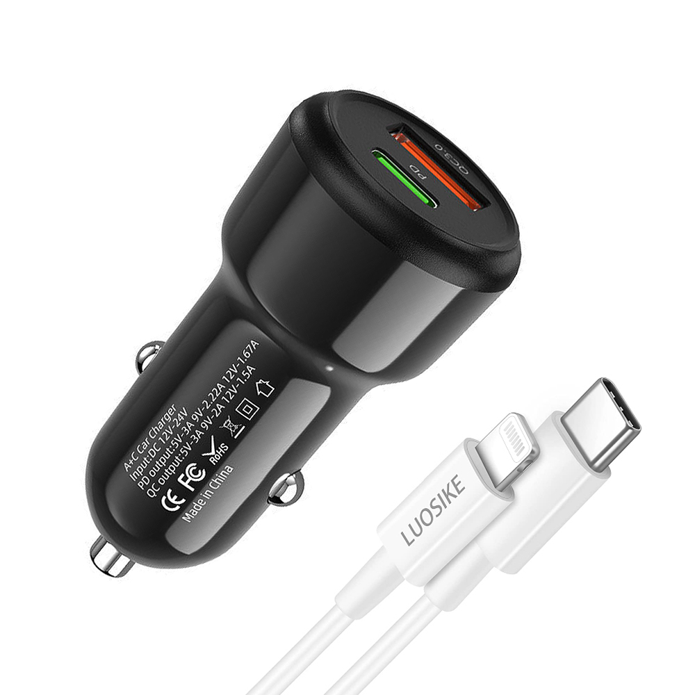 Doxmall Pd Qc3.0 Usb C Car Charger With Led Indicator For Driving