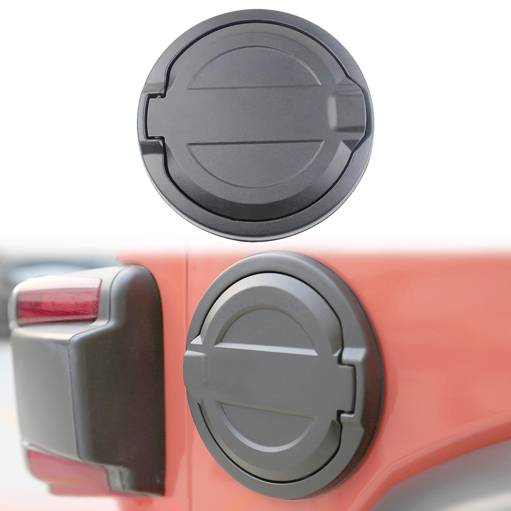 DOXMALL Gas Cap Cover Fuel Tank Door for 2018-2019 Jeep Wrangler JL JLU 2/4 Door - Image 2
