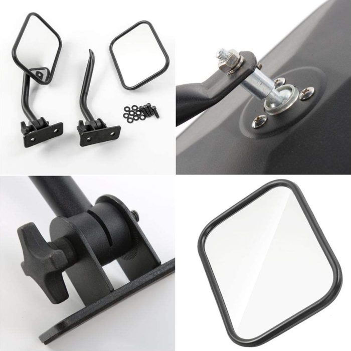 Doxmall Door Off Mirror Compatible with 19972018 Jeep Wrangler TJ JK