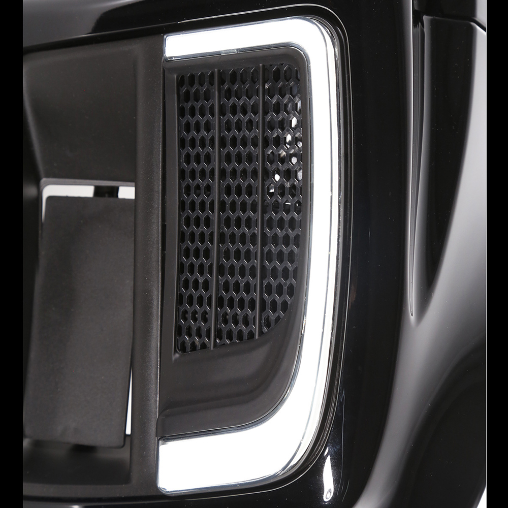 Doxmall 2Pcs LED Running Light Turn Signal Lower Fairing Grills Switchback Flare Compatible With Touring Road Glide Street Glide Electra Glide 2014-2020 (Matte Black) - Image 7