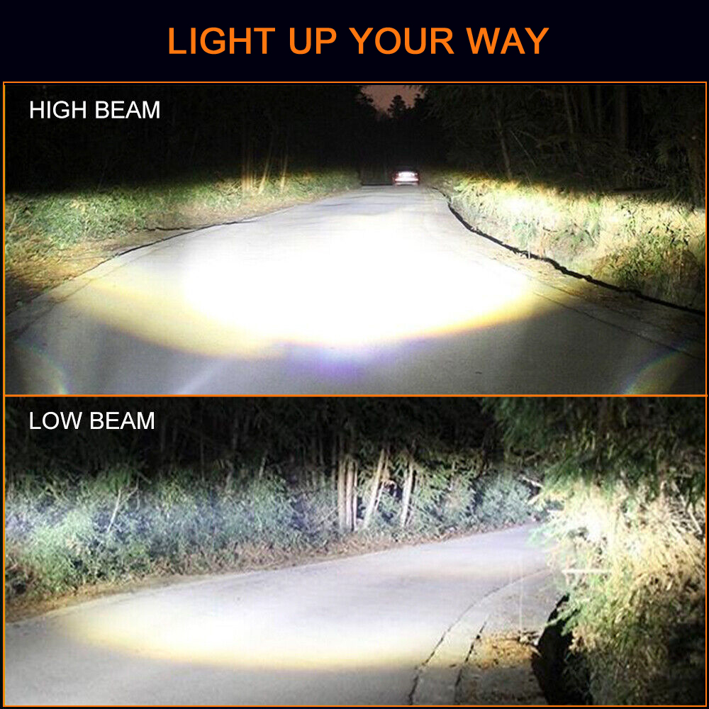 Doxmall DOT Approved 1Pair 7 Inch LED Headlights with Turn Signal and DRL Compatible with Jeep Wrangler JK JKU 2007-2017 Hummer H1 H2 2003-2009 - Image 6