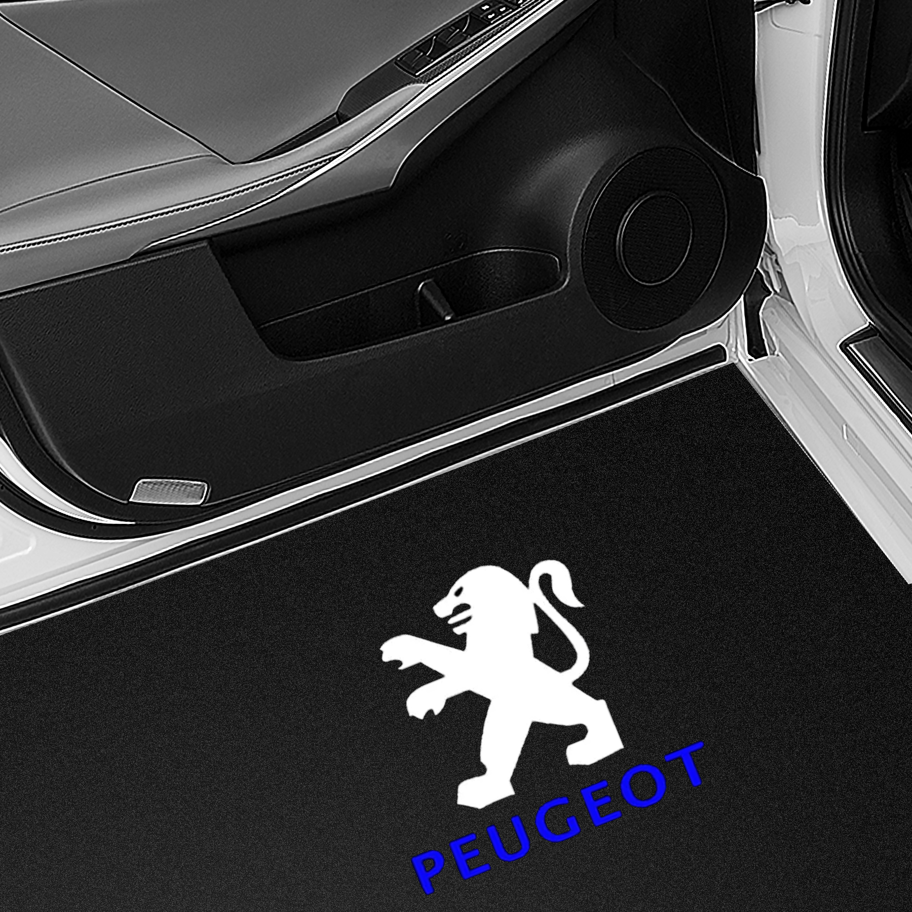 HD Peugeot Logo Courtesy Projector Lights No Fade Car Door Light-Various patterns (2Pcs) - Image 8