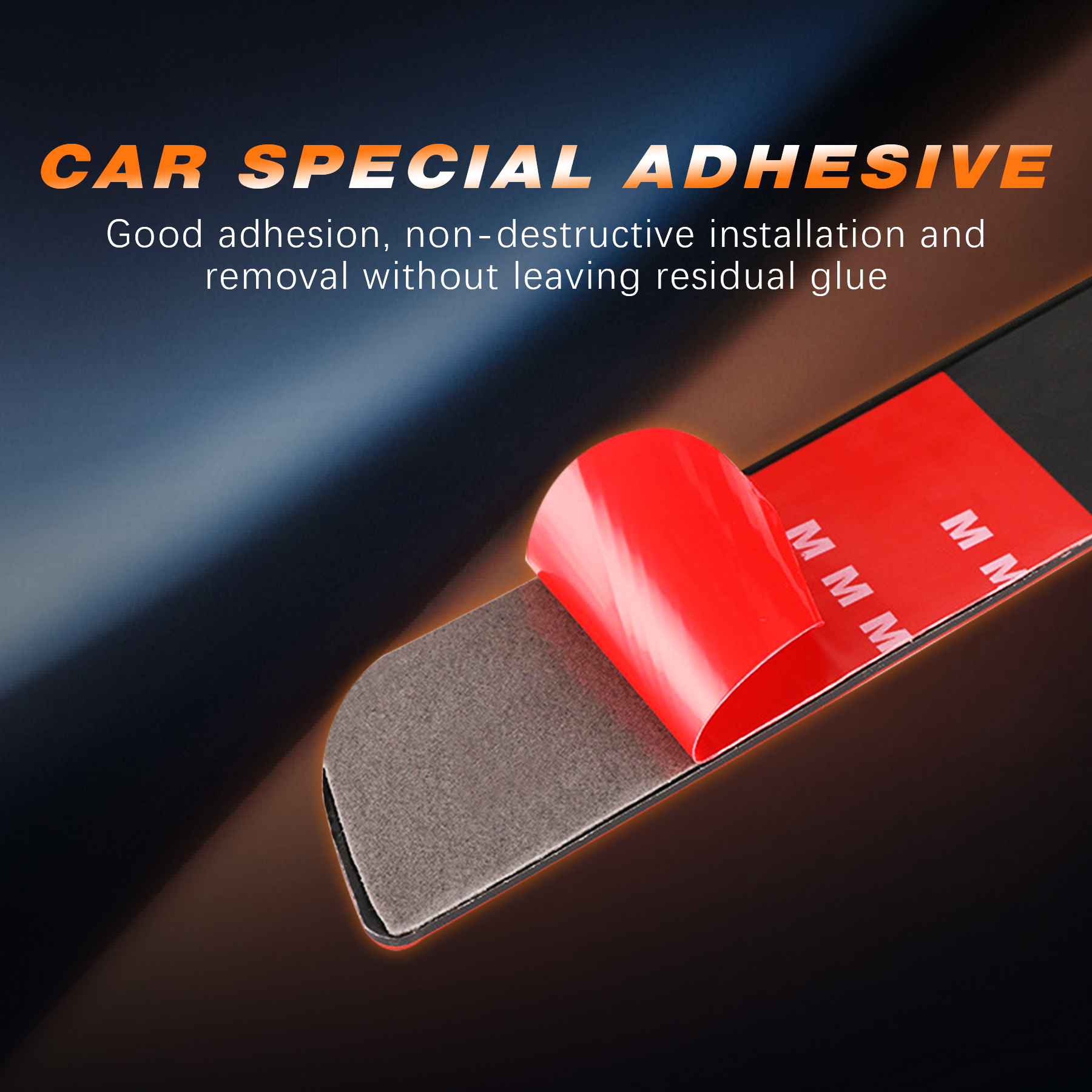 Toyota Logo Car Door Sill Protector Rubber Scuff Plate Trim Accessories (4PCS) - Image 4