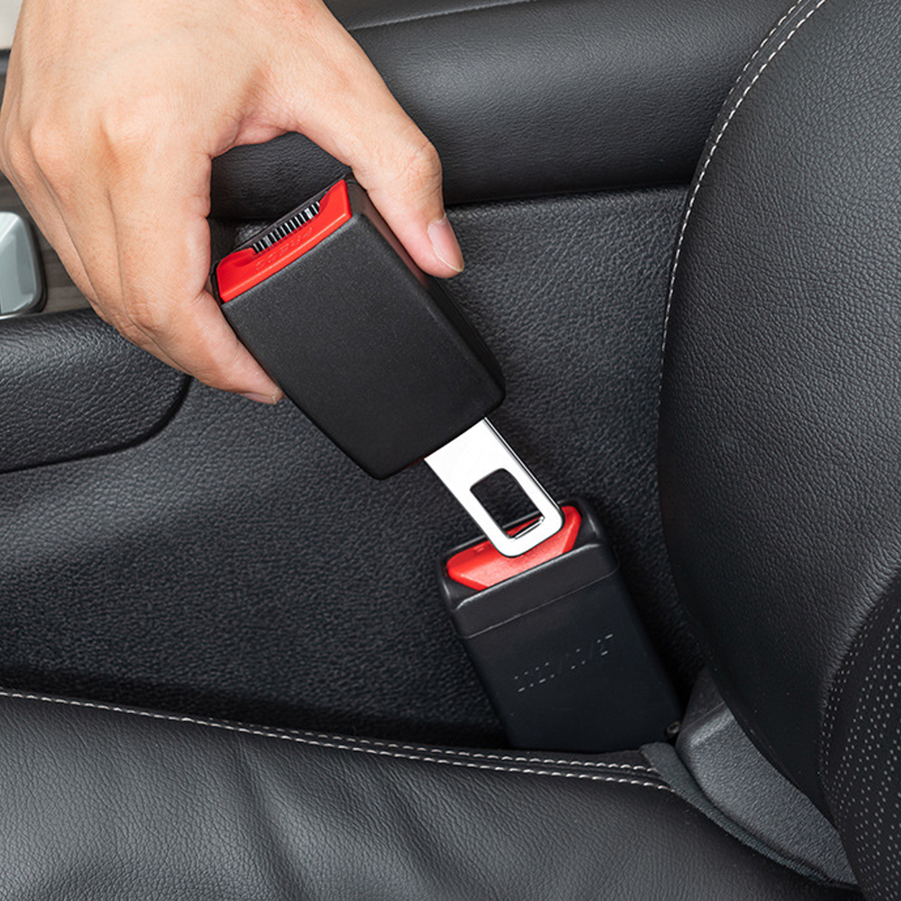 2pcs Universal Metal Seat Belt Extender Safety Basic Seat Belt Buckle Clip - Image 5