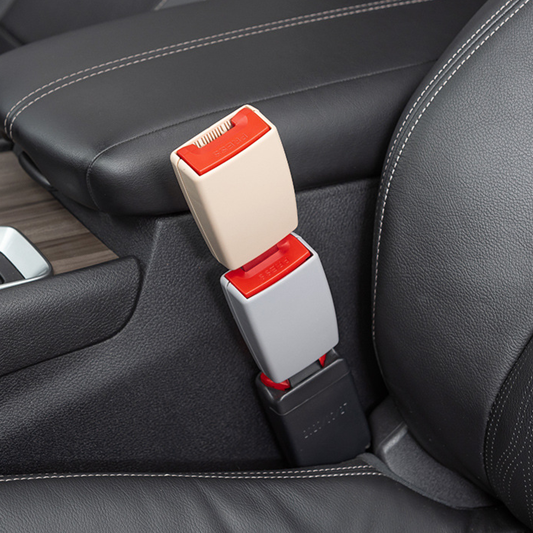 2pcs Universal Metal Seat Belt Extender Safety Basic Seat Belt Buckle Clip - Image 4