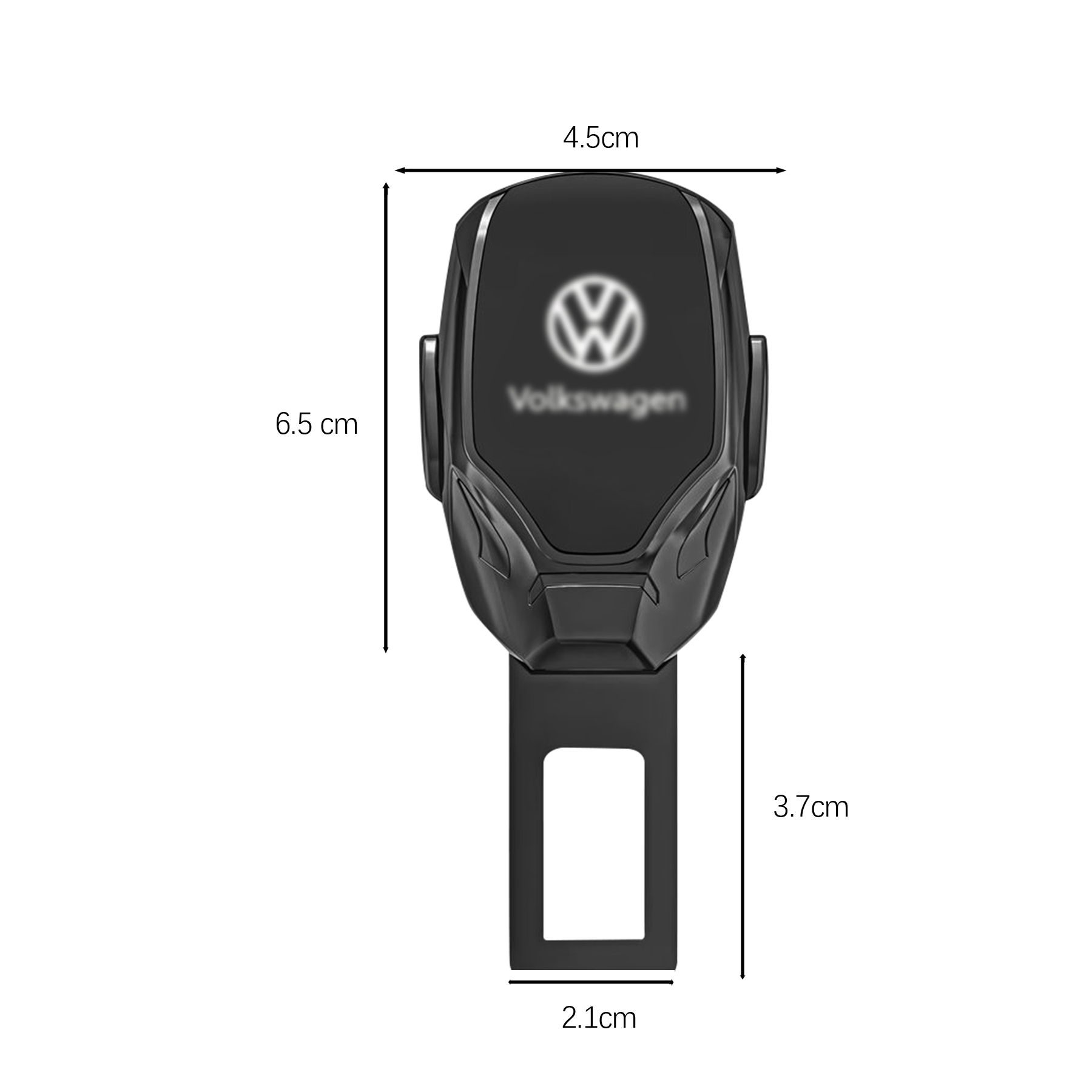 Universal Volkswagen Metal Seat Belt Extender Car Seat Buckle Extender Compatible with All Cars - Image 3