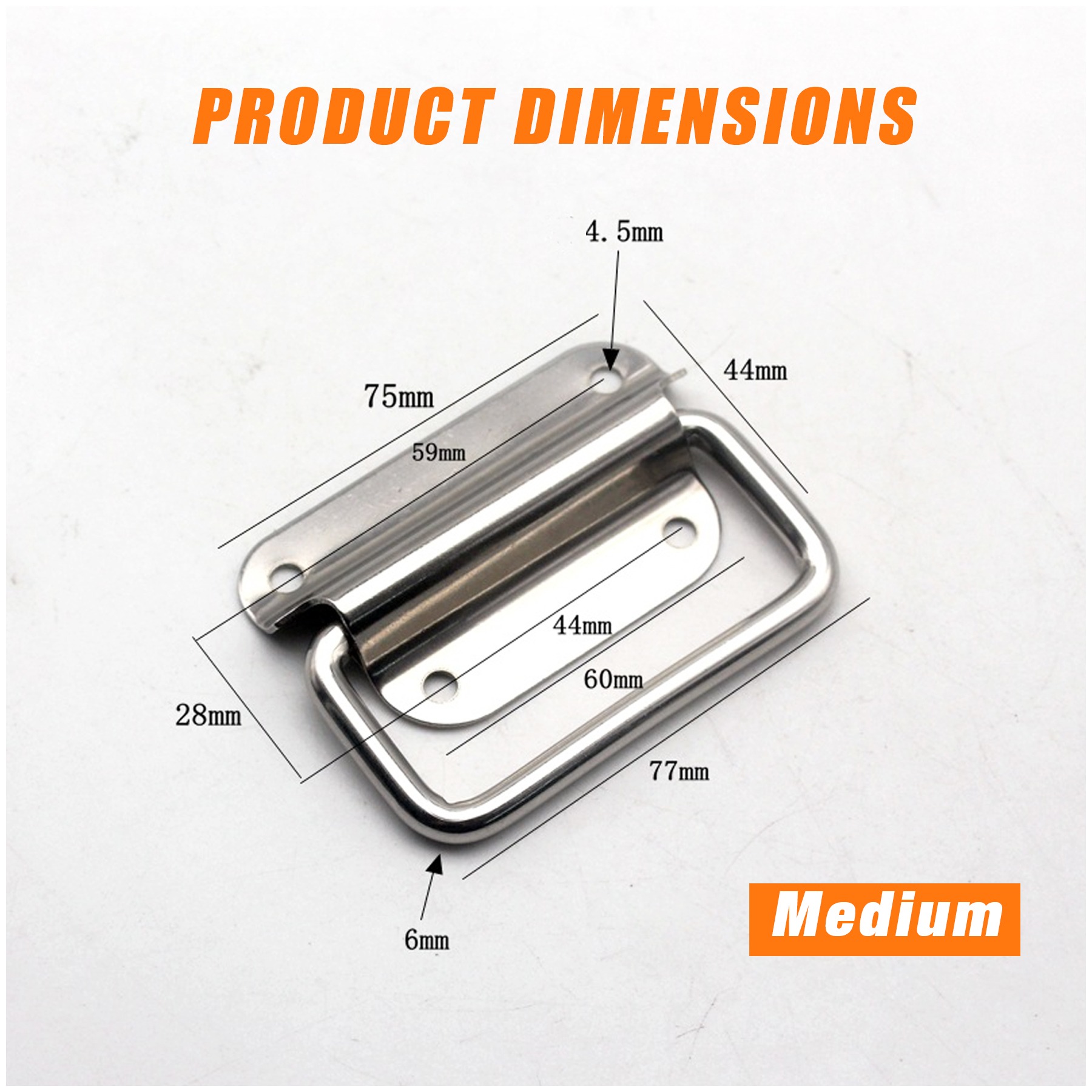 10pcs Trailer D Ring Tie Downs Durable & High Hardness Suitable for Trailers, Truck Towing, Cargo Loading, RVs, Pickups, Campers, etc. - Image 3