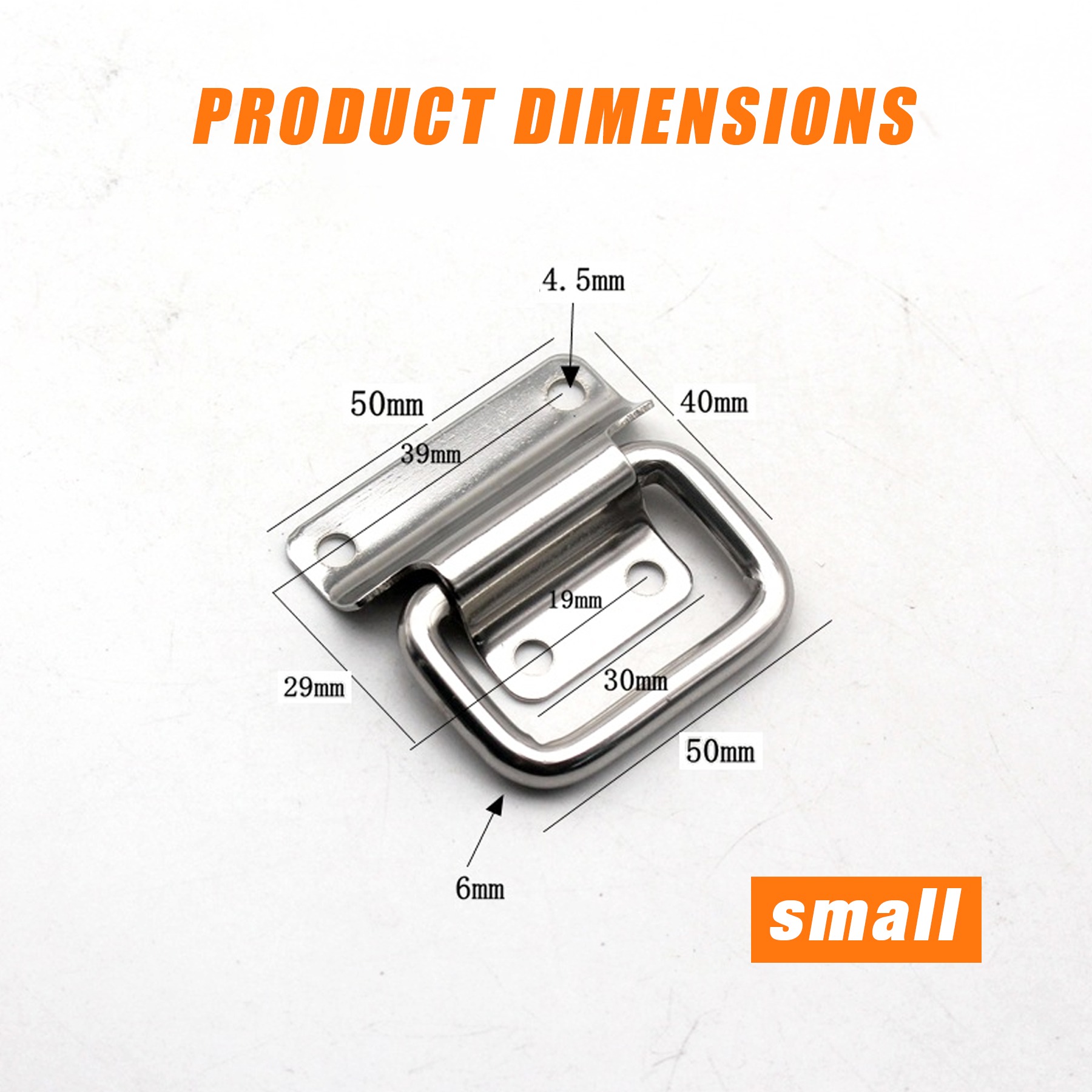 10pcs Trailer D Ring Tie Downs Durable & High Hardness Suitable for Trailers, Truck Towing, Cargo Loading, RVs, Pickups, Campers, etc. - Image 2