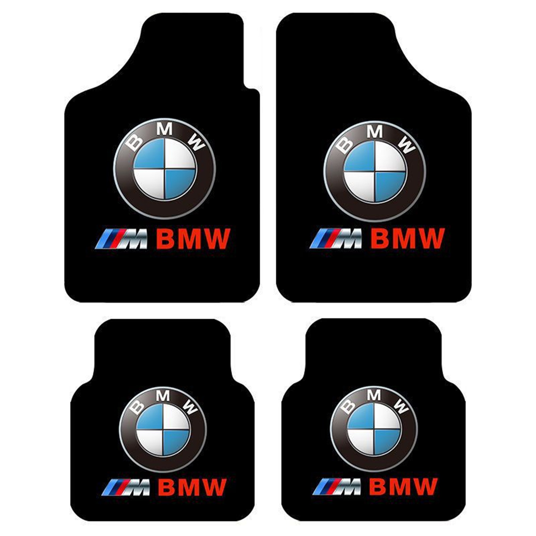 Universal BMW Car Floor Mats Non-slip & Stain-resistant Suitable for All Models (4pcs)