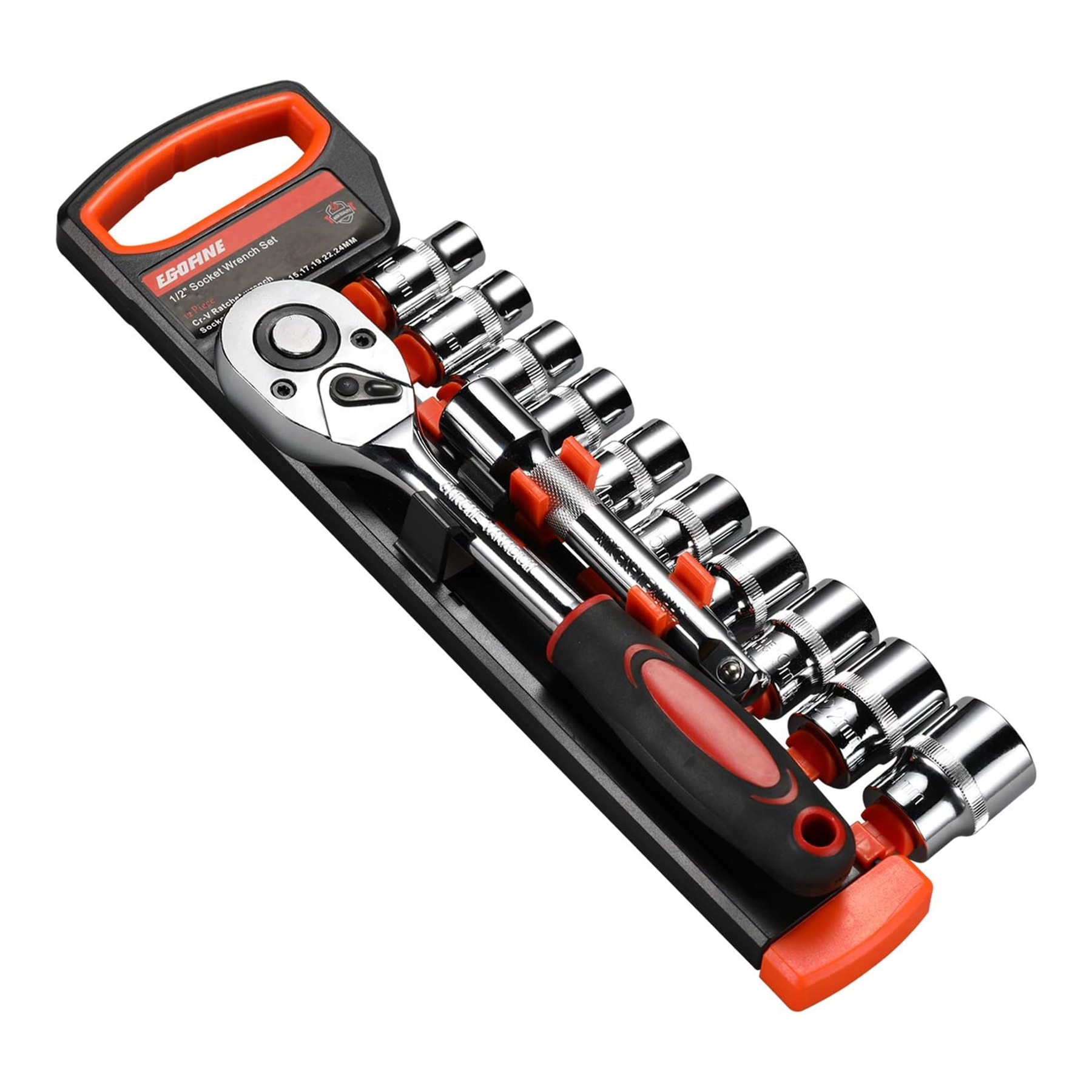 1/2-inch Ratchet Wrench with Sockets High-quality Material & Durable Fast Ratchet Wrench(12pcs )