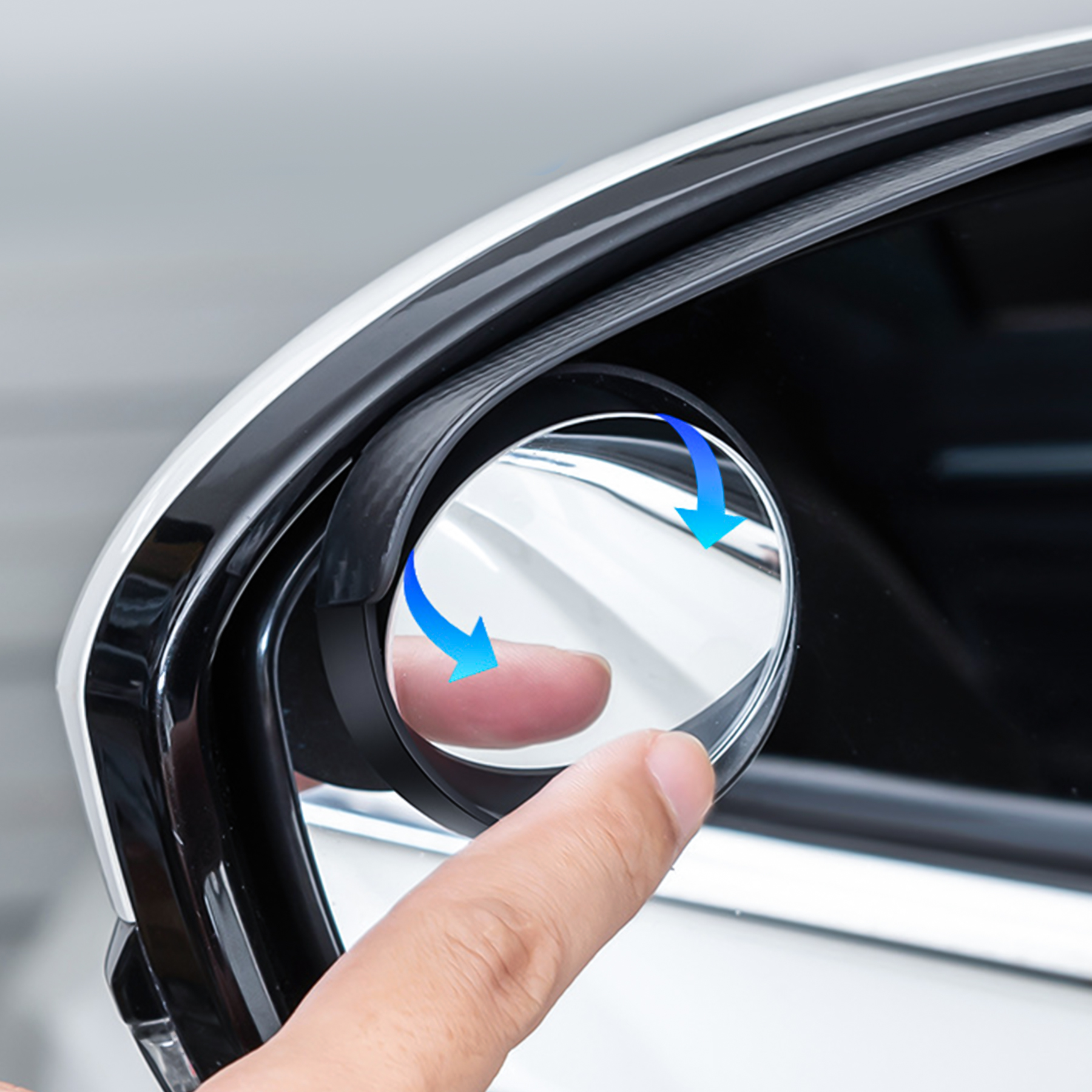 Buick Logo Rain Eyebrow & Blind Spot Mirrors for car Adjustable Auxiliary Universal Wide Angle Mirror(2pcs) - Image 6